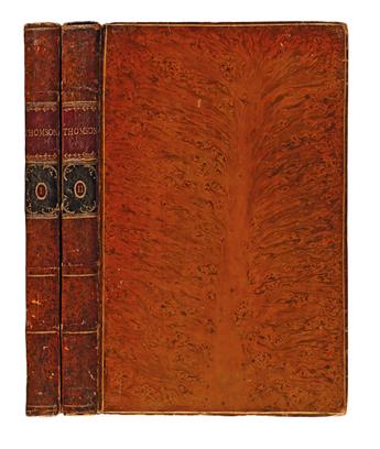 THOMSON, JAMES. The Poetical Works. 2 vols. 1784